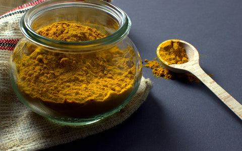 jar of turmeric